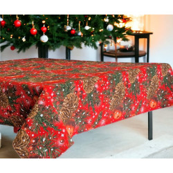Toalha de Natal anti-nódoas