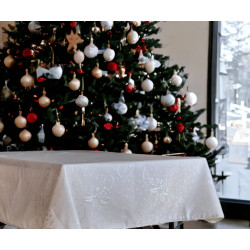 Toalha de Natal Lurex anti-nódoas