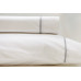 Jogo cama branco com viés